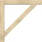 Ekena Millwork Traditional Block Rough Sawn Bracket w/ Offset Brace, Douglas Fir, 6"W x 40"D x 40"H BKT0604X40X40TRA05RDF - alternate 2